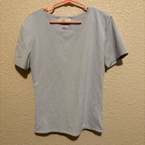 Aritzia Contour Light Blue Tee